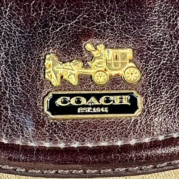 Coach Madison OP Art Sateen Lg Wristlet Signature Style #46638 - Picture 15 of 16